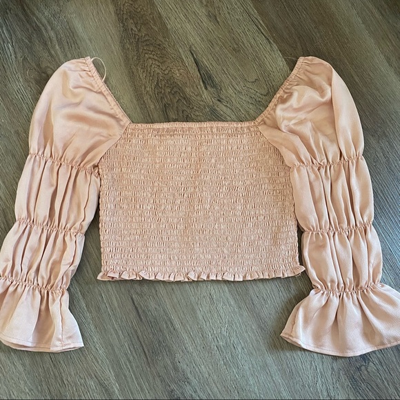 Free People So Shirred Cami in Antique Shell - Picture 3 of 4